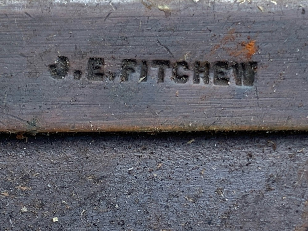 vintage brass backed saw