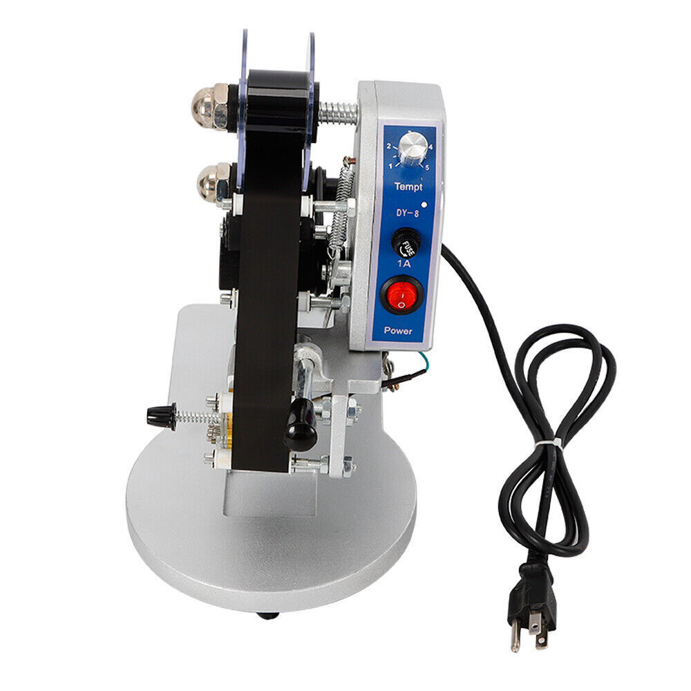 DY-8 Hot Stamp Printer,Manual Ribbon Coding Hot Foil Stamping Date Code Machine