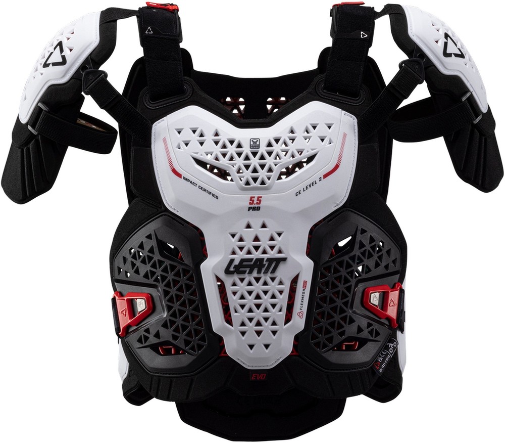 Leatt 5.5 Pro EVO Chest Protector White