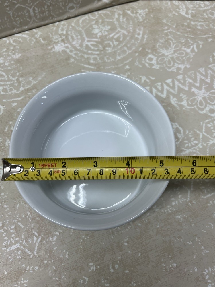 NEW Unmarked Fine white Bone Vegetable Dish