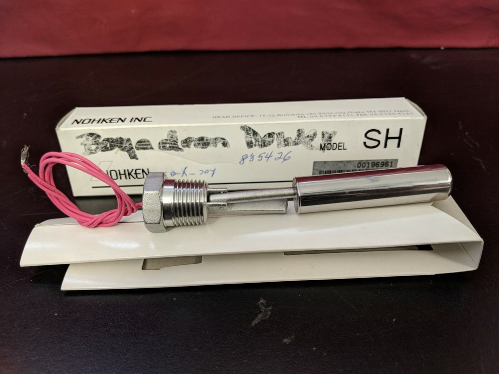 Nohken Model SH Side Mounted Miniature Float Sensor / NIB NOS