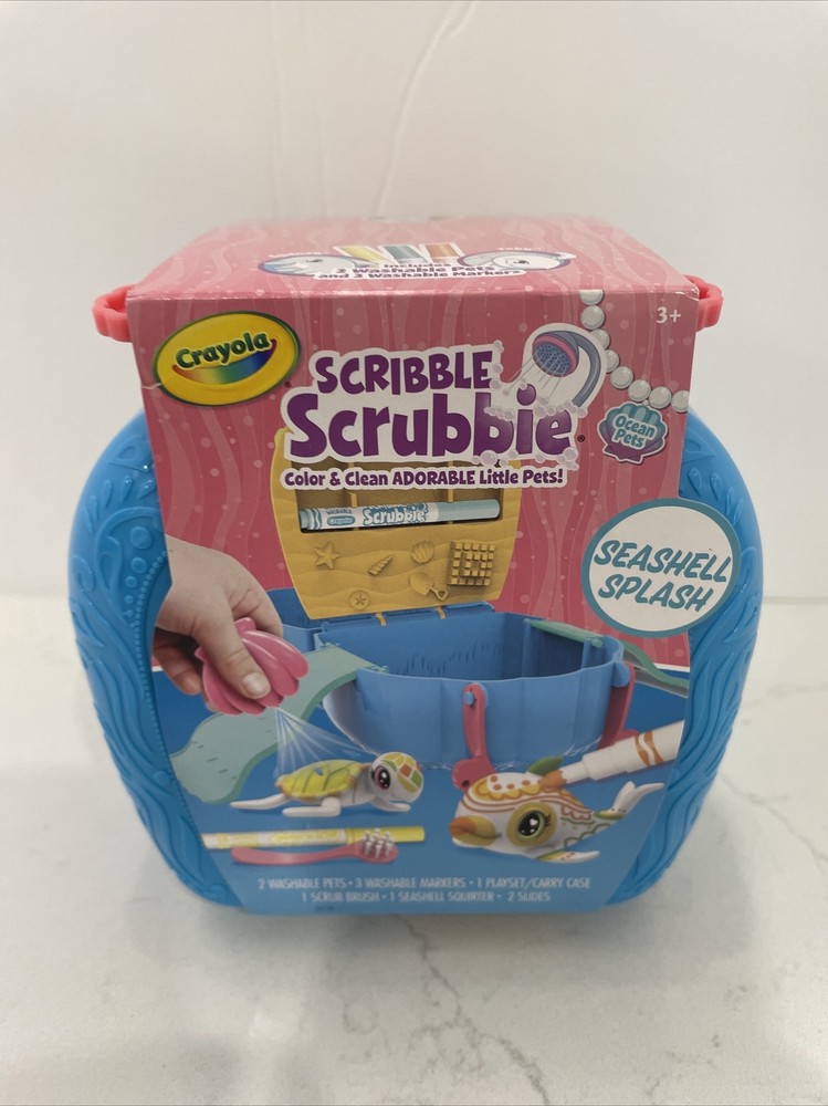 Crayola Scribble Scrubbie Ocean Pets Seashell Splash Set