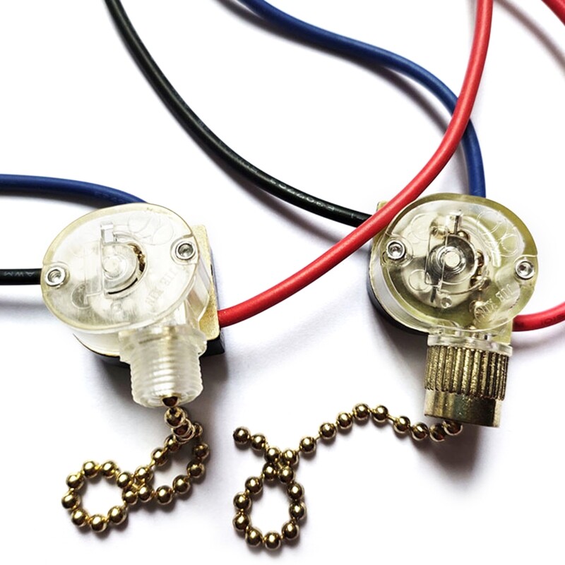 Universal 3-Wire Ceiling Fans Beaded Pull Chain Easy to Install