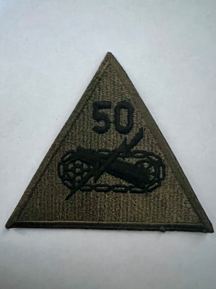 50th Armored Division Subdued US Army Patch