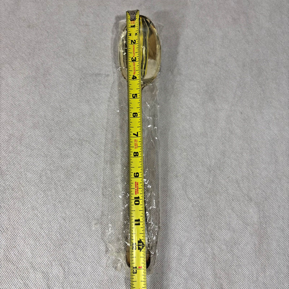 Leonard Silverplated Serving Spoon 8005 Towle Silver Company 1983