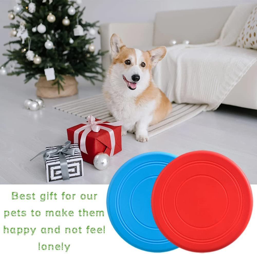 6 Pack Dog Flying Discs - Interactive, Soft Floating Saucer for Small, Medium Do