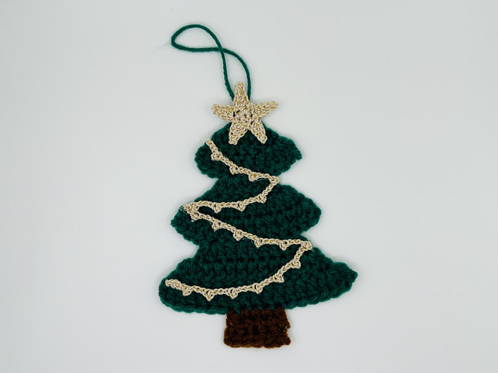 PDF Pattern 7 Crochet Trees Tree Ornaments Decor Gift Vintage