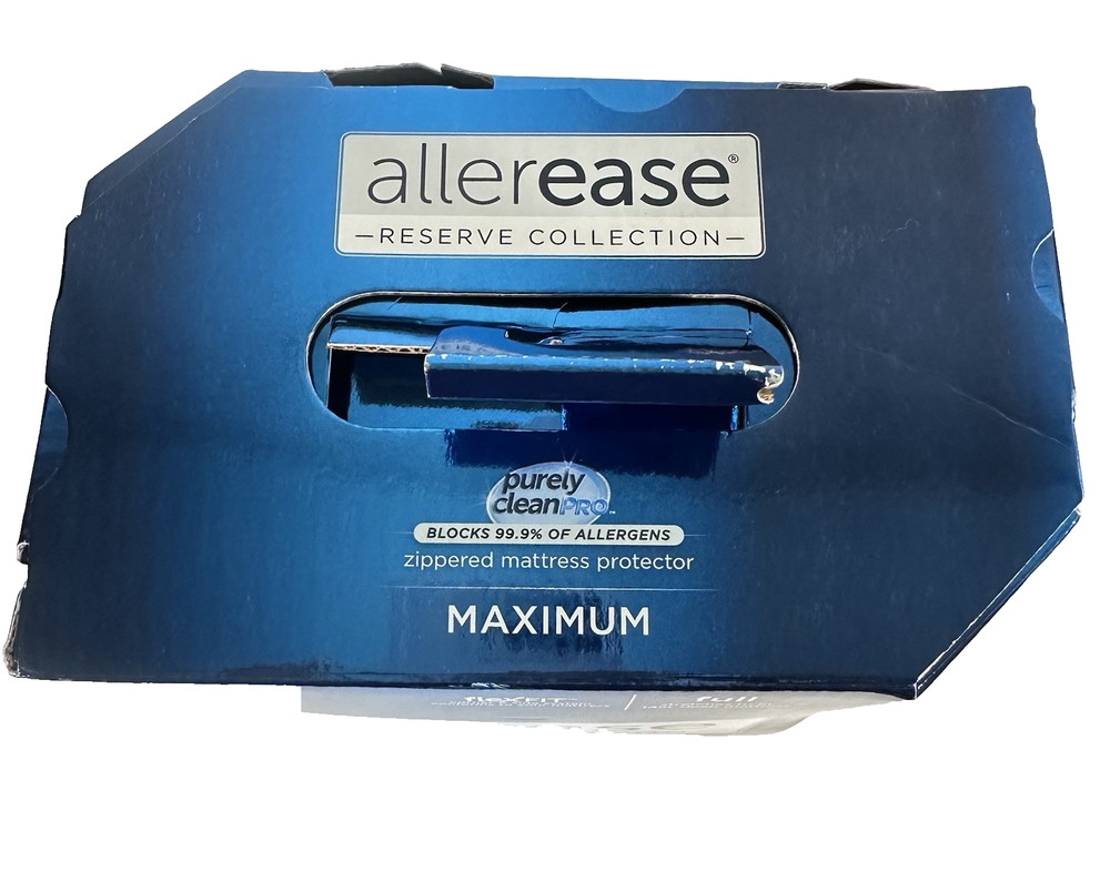 Allerease Reserve Collection Purely CleanPro Zippered Mattress Protector Full
