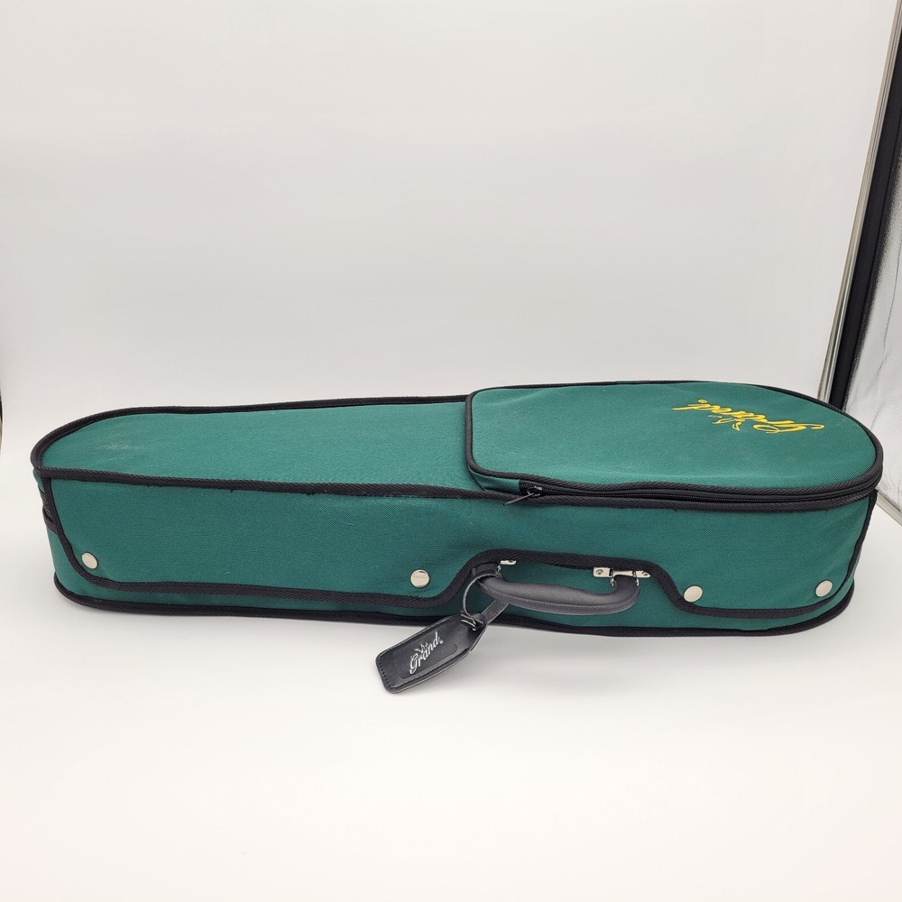 VIOLIN CASE Green - Half Moon - Deluxe LIGHTWEIGHT