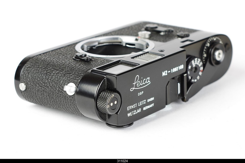 Leica M2 Black Paint Repaint Mint