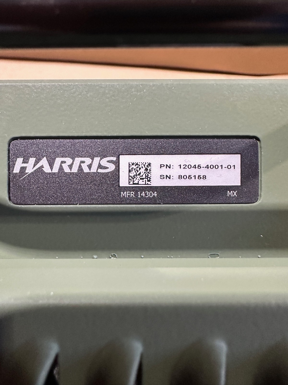 L3 Harris RF-5051-PS001 Power Supply w/ Vehicle Shock Mount & DC Power Cable