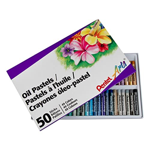 Oil Pastels 50/Pkg-Assorted Colors