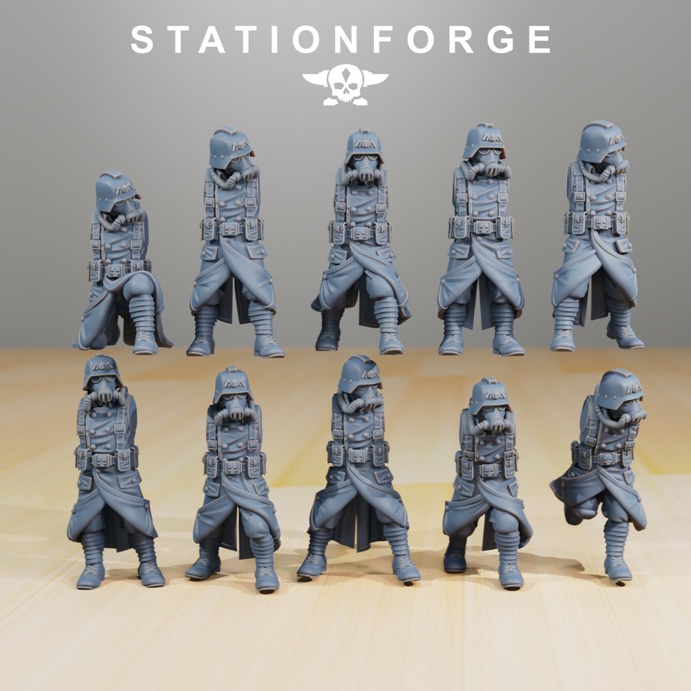 Station Forge Grim Guard Army builder kit. 32mm.