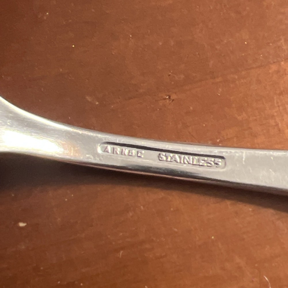 Vintage Arnbee Stainless Dinner Fork In Pattern AB2 | 7.25” Discontinued
