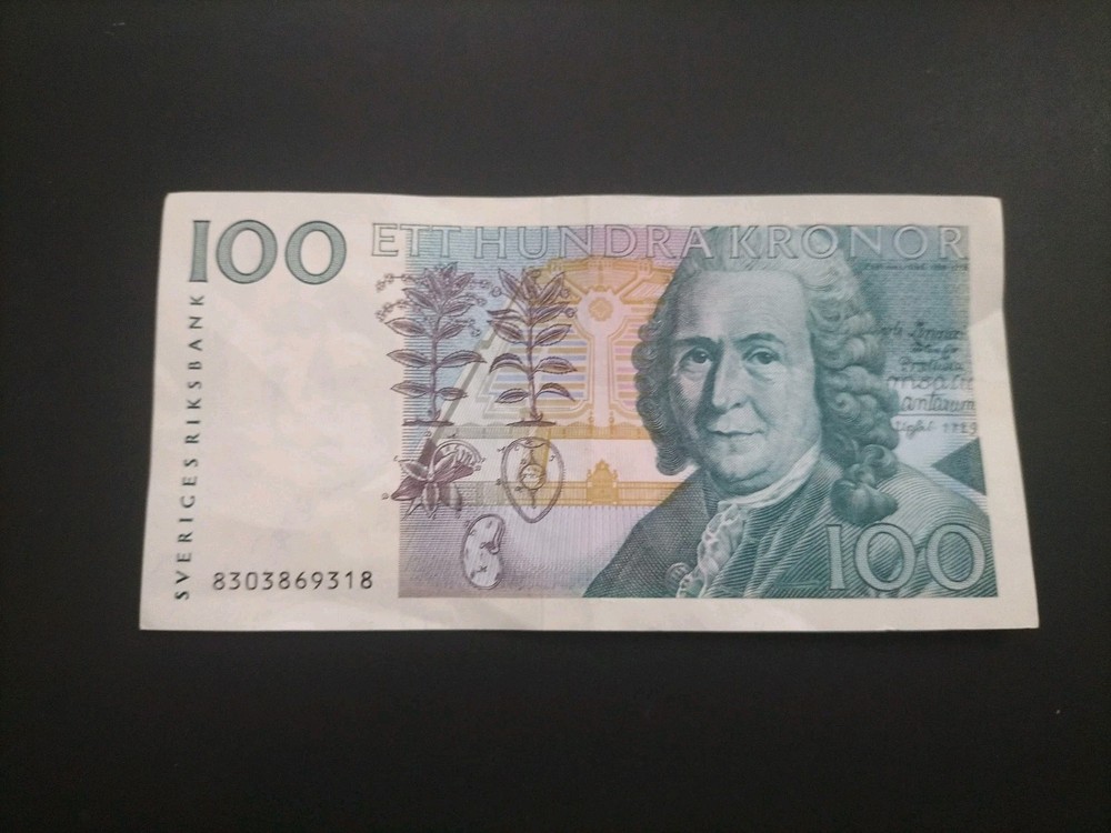 Sweden 100 Kronor 1986 First Design
