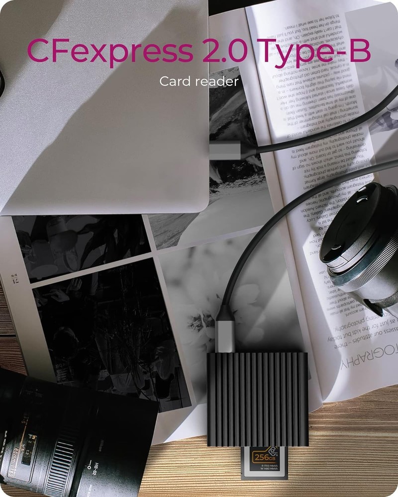 ICY BOX CFexpress Type B Card Reader with USB 3.2 Gen 2 (10 Gbps), Reader, USB-C