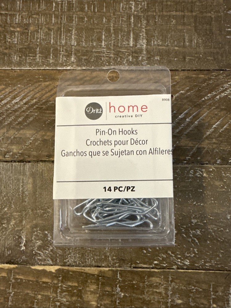 Dritz Home Pin-On Drapery Hooks 14/Pkg- , 8908