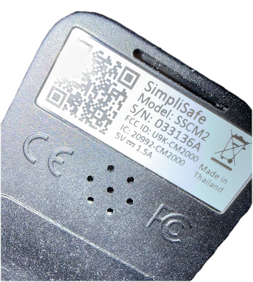 SimpliSafe SimpliCam 1080p Wireless Security Camera - Black