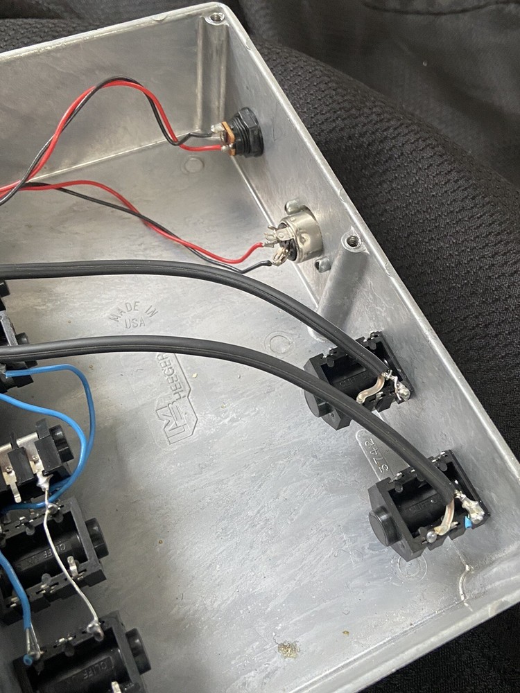Custom Made Pedal Board Splitter Routing Box
