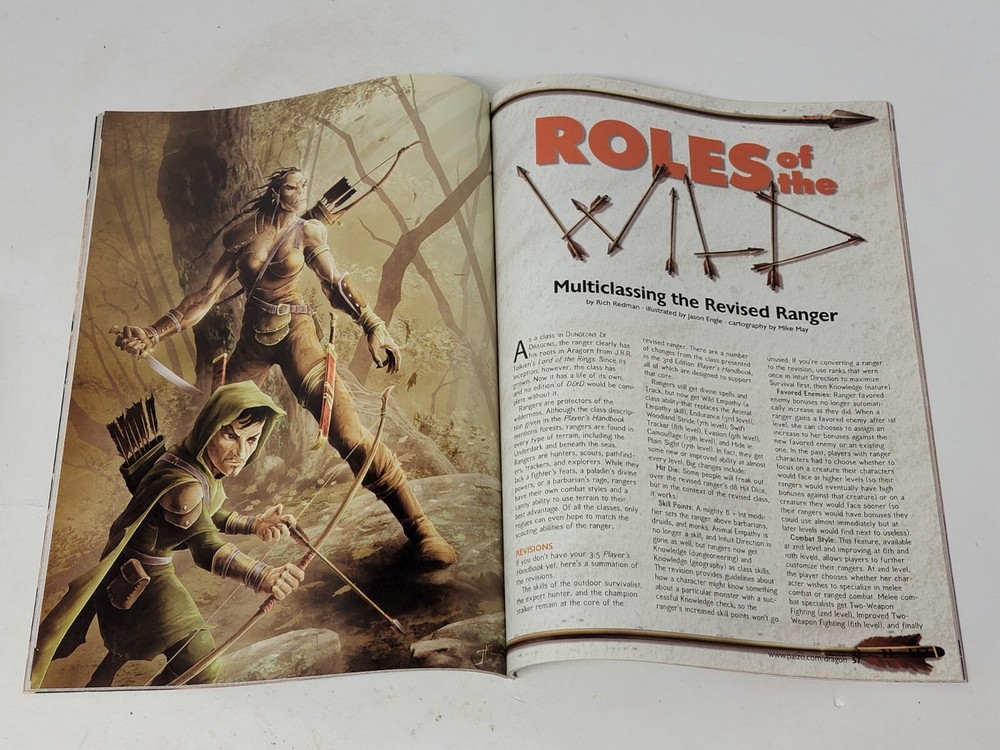 Dragon Magazine Issue 310 - Warrior Classes - August 2003 - No DM Screen