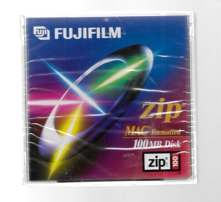 FujiFilm 100 MB MAC Formatted Disk Zip Drive - New