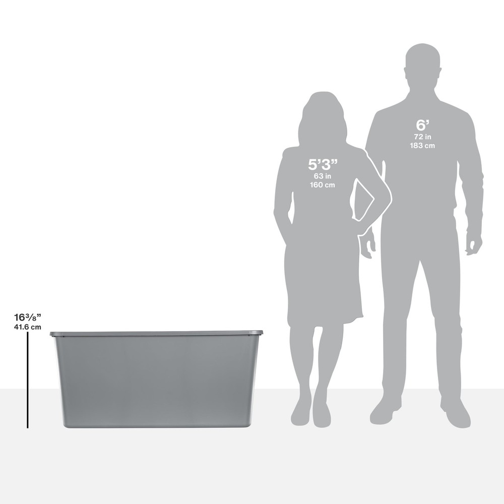 Sterilite Extra Large Storage Bin, 50 Gallon Durable Plastic Storage Tote