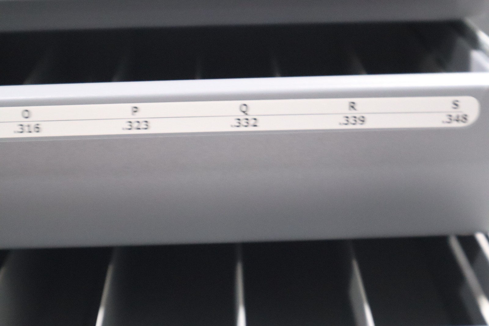 HUOT, LETTER SIZE DRILL DISPENSER, A to Z JOBBER LENGTH DRILLS 13050