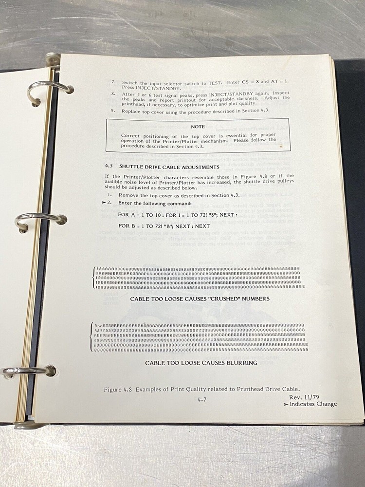 Spectra-Physics SP 4100 Computing Integrator - Users Guide / Instruction Manual