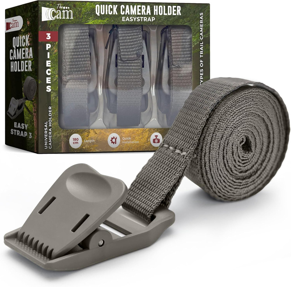 Quick Camera Holder EasyStrap-3, Premium 3 Pack Trail Camera Straps,Game Camera