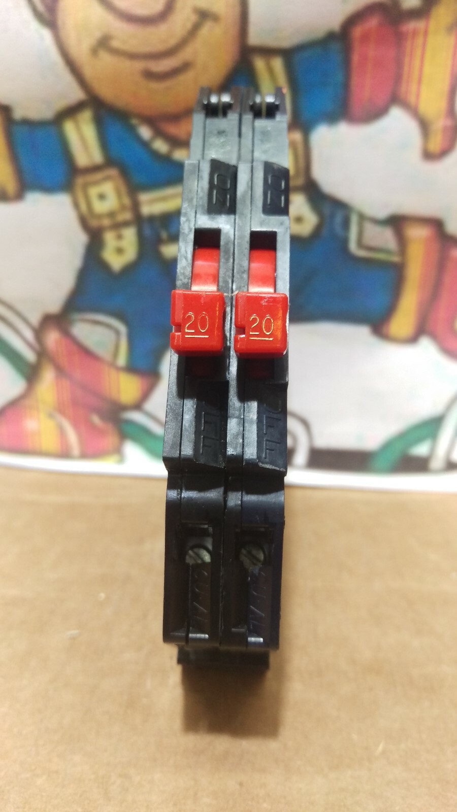 ZINSCO SYLVANIA GTE RC38-2020 2 POLE 20 AMP TANDEM BREAKER