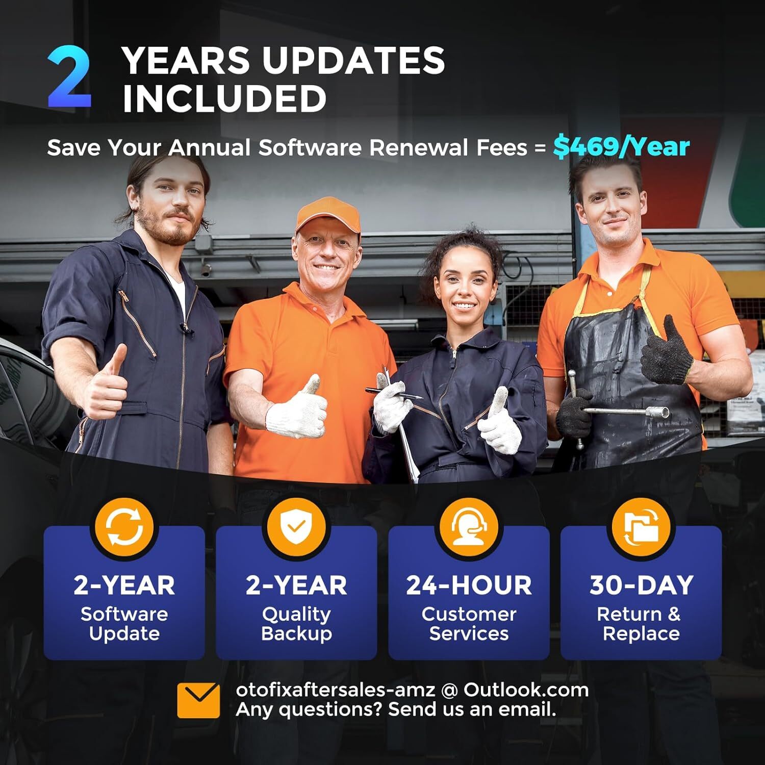 2024 OTOFIX D1 Max Bi-Directional Diagnostic Scanner Car Full System Scan Tool