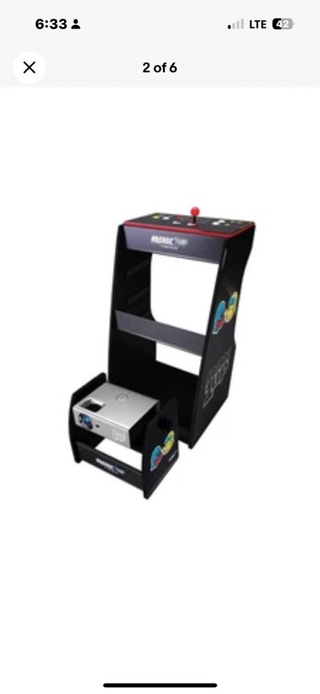 Multi Game Projector Arcade With Pac-Man Deck Included Interchangable Controler