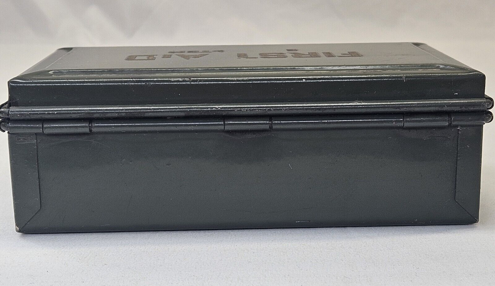 Vintage Military used First Aid Kit Eagle Lock Co USA