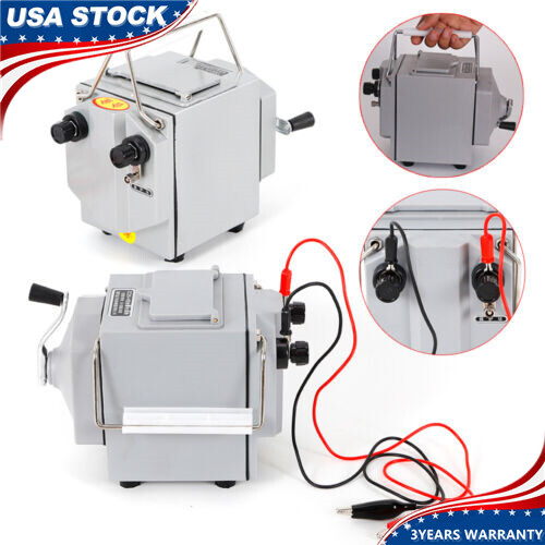Megohmmeter 1000V Insulation Resistance Tester Hand Crank Megger 1000MΩ