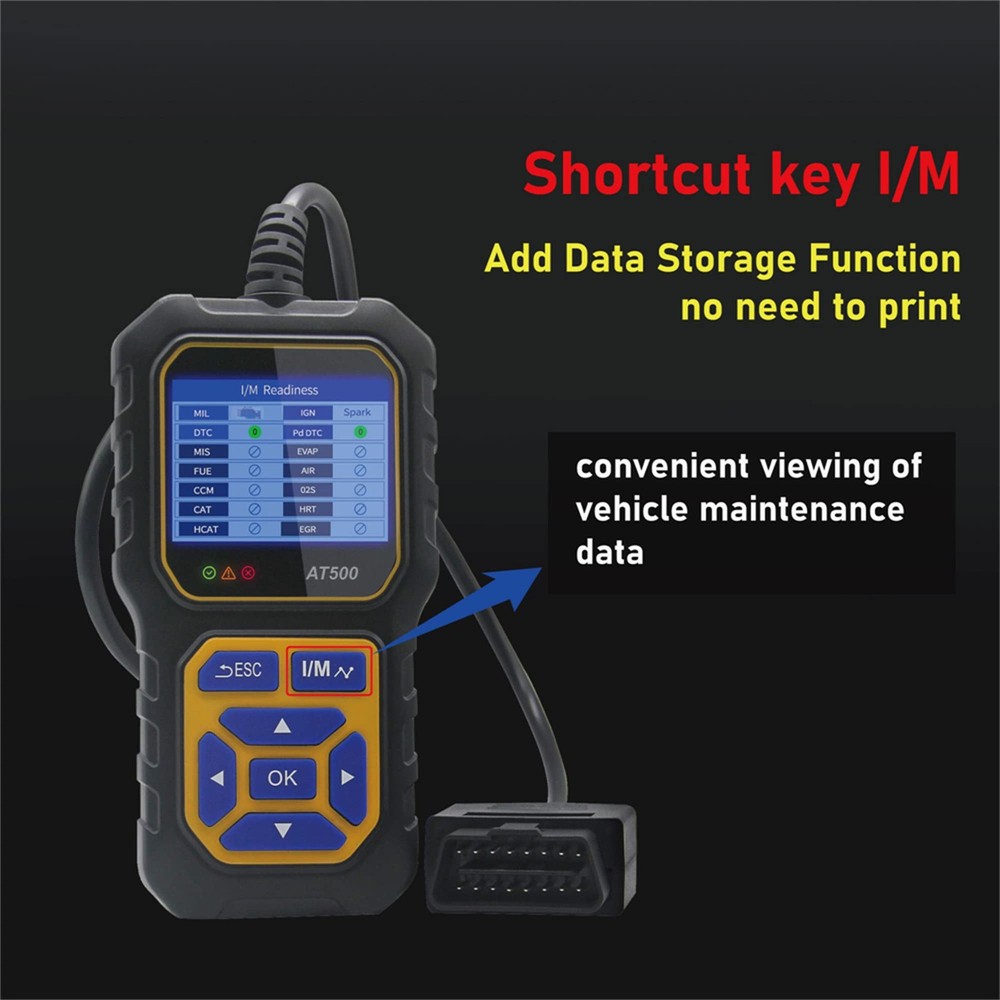 Diagnostic Scanner Code Reader Engine Tool Fault for OBD II Protocol 996-UP Car