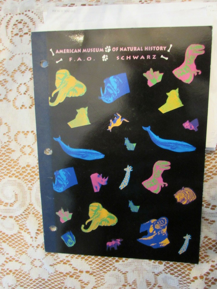 FAO Schwarz Notebook for 3 ring binder new lined