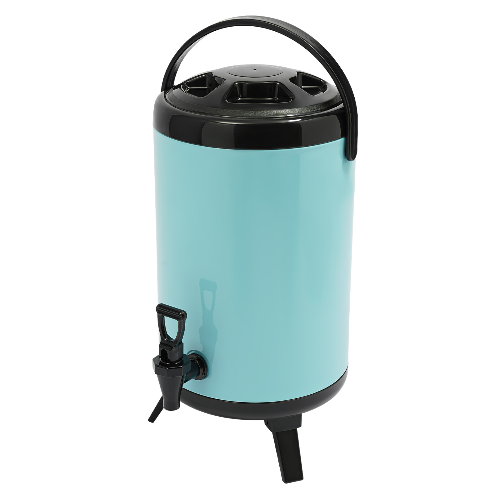 10L Stainless Steel Insulated Beverage Dispenser W/ Faucet for Hot Water Coffee