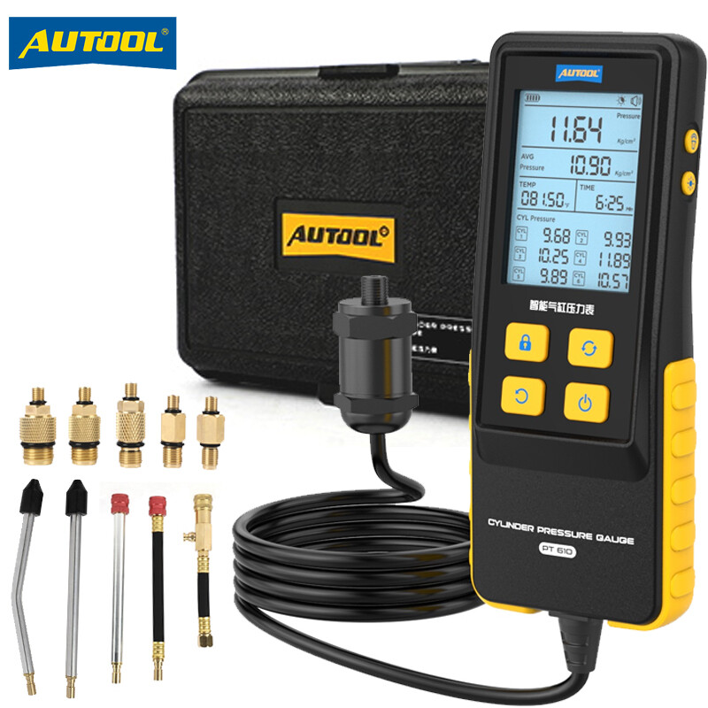 Petrol Engine Cylinder Compression Tester Data Saving High Accuracy 0-426PSI
