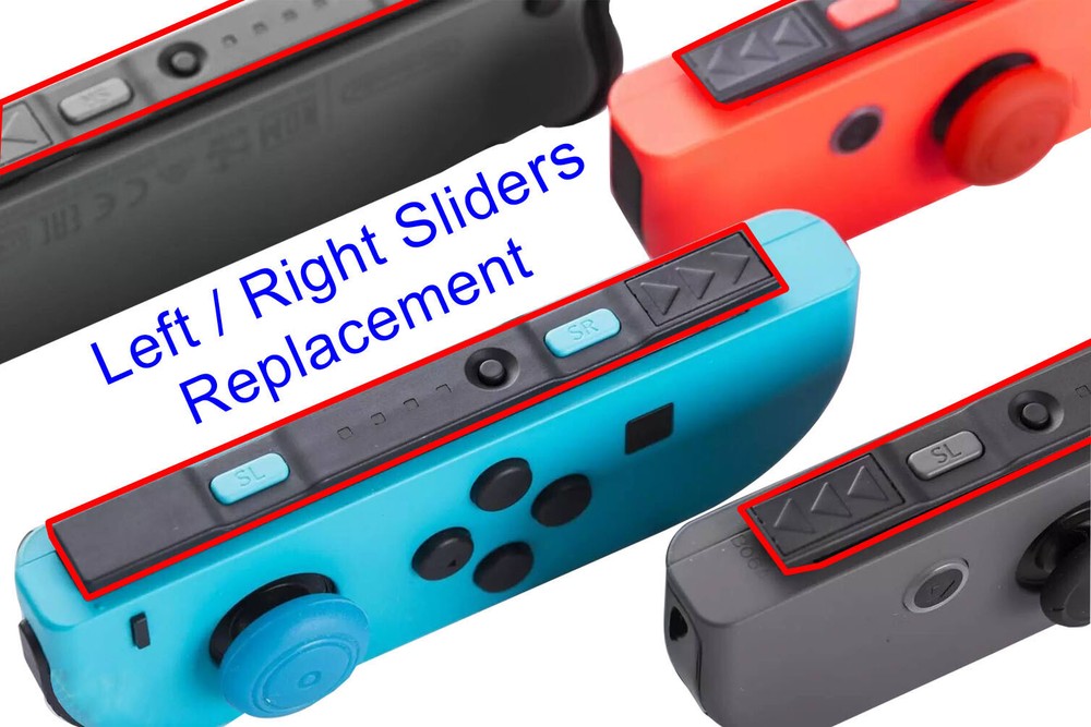 Left Right Slider Connector Rail Flex Cable For Nintendo Switch Joy-Con Console