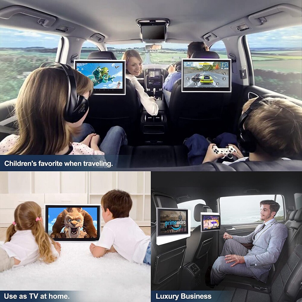 11.6in Android 9.0 Headrest Monitor Video Player for Car TV Touch Screen WiFi US