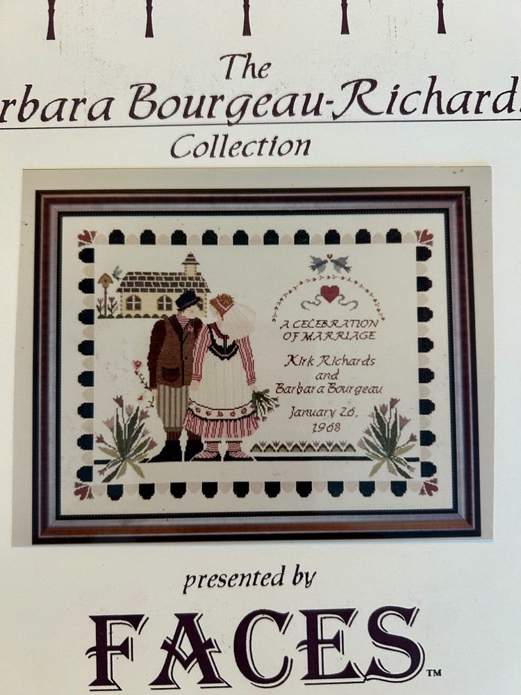 Barbara Bourgeau-Richards Faces Dimensional Needlework Patterns Lot 3