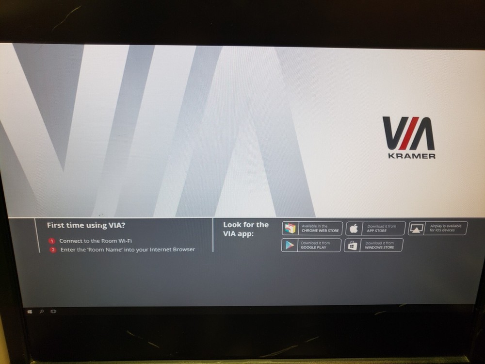 Kramer VIA CAMPUS Asus Wireless Collaborative Presentation Interface win10