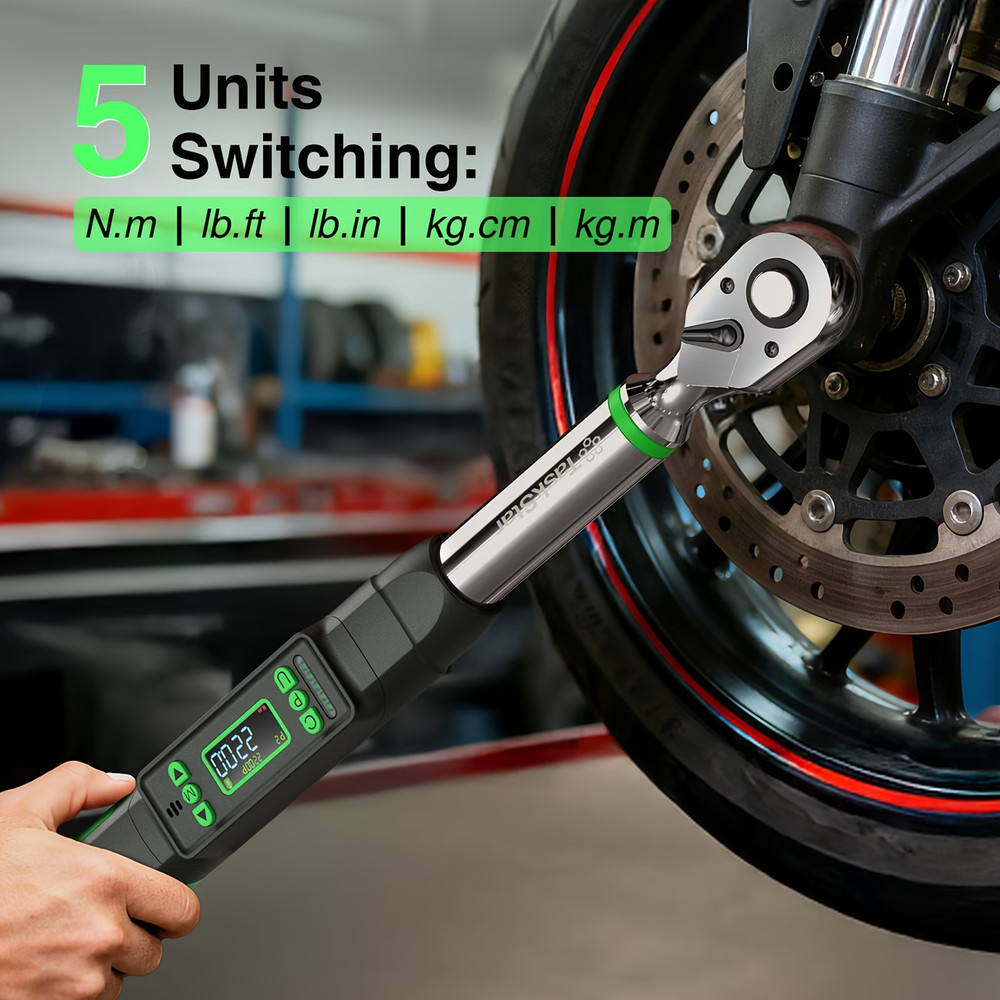 3/8 Electronic Torque Wrench with attatchments