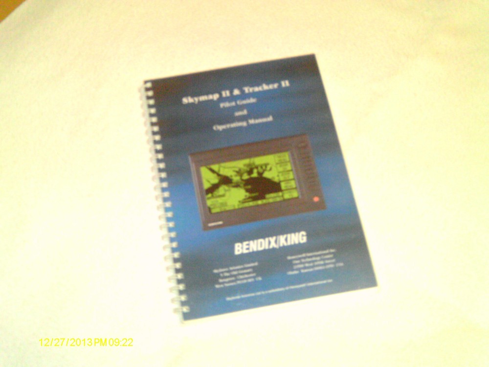 SKYFORCE SKYMAP II & TRACKER I PILOTS GUIDE & OPERATING MANUAL Bendix/King