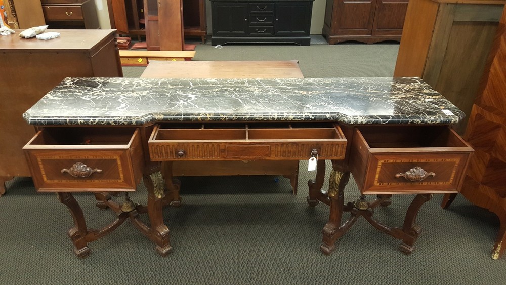 Marble Top Sideboard