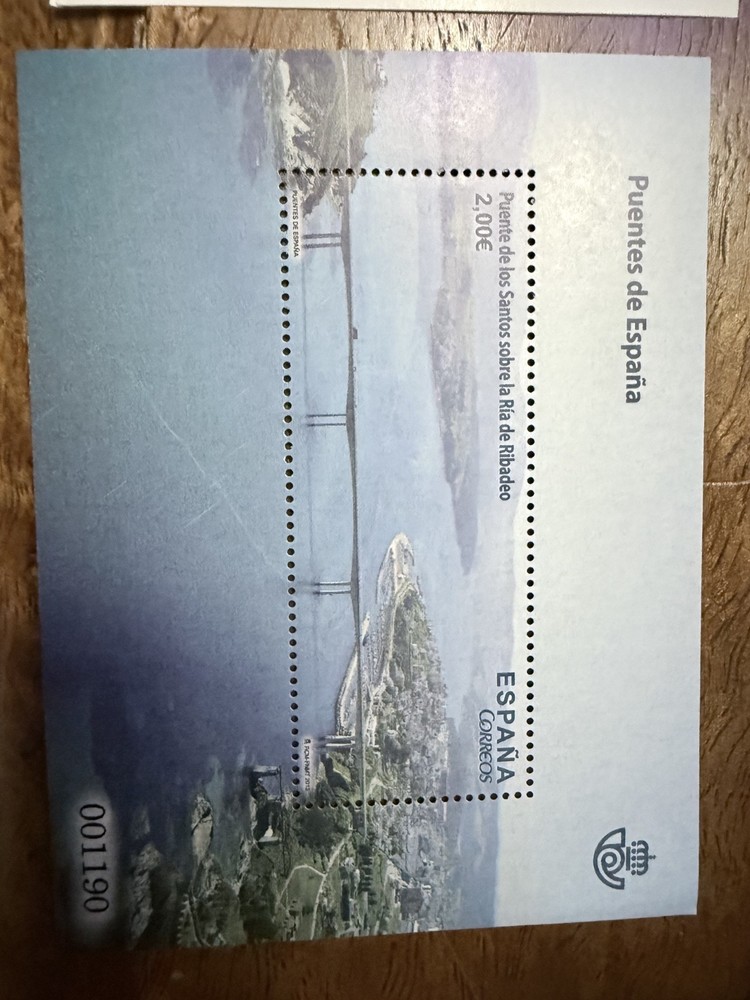 spanish stamps 9 random mini sheets