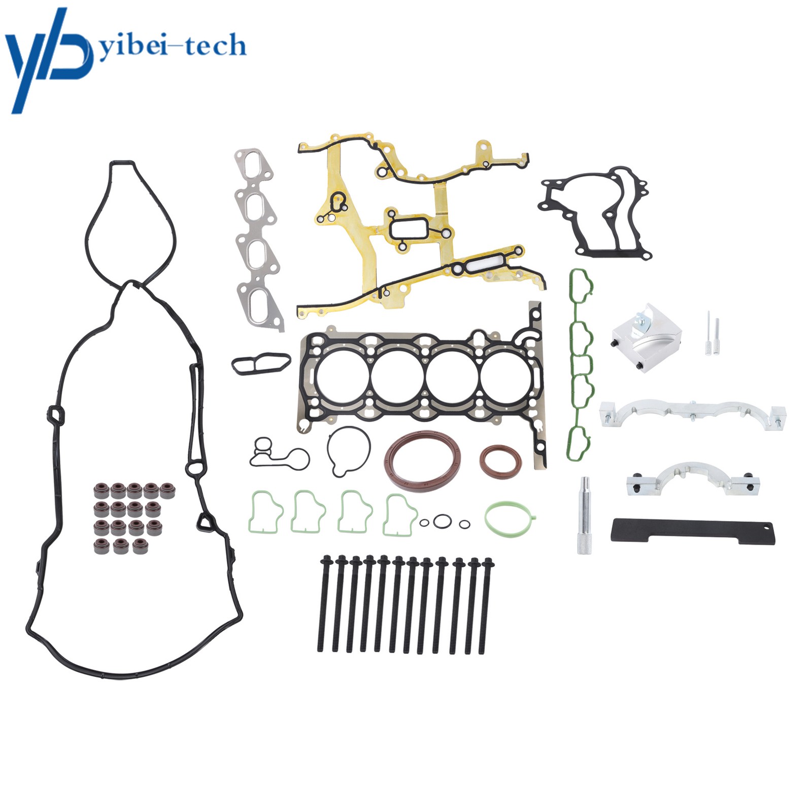Cylinder Head Gasket Bolts Set & Timing Tool Kit For Chevrolet Cruze 1.4L Turbo
