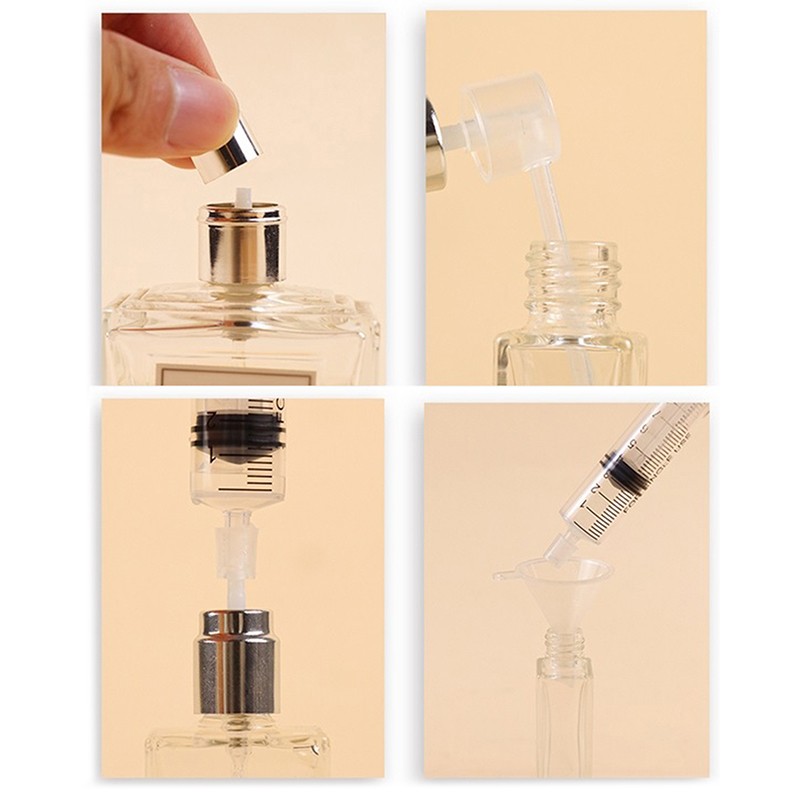 12pcs/Set Perfume Dispenser Refill Diffuser Syringe Straw Dropper Funnel Tools
