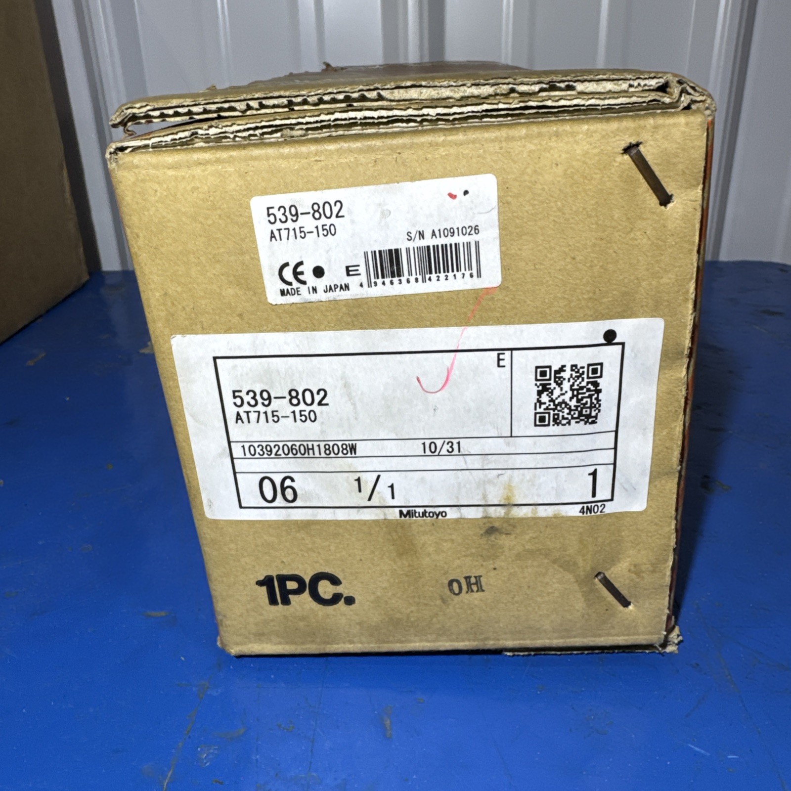 New Mitutoyo AT715-150 Linear Scale 6” 150mm