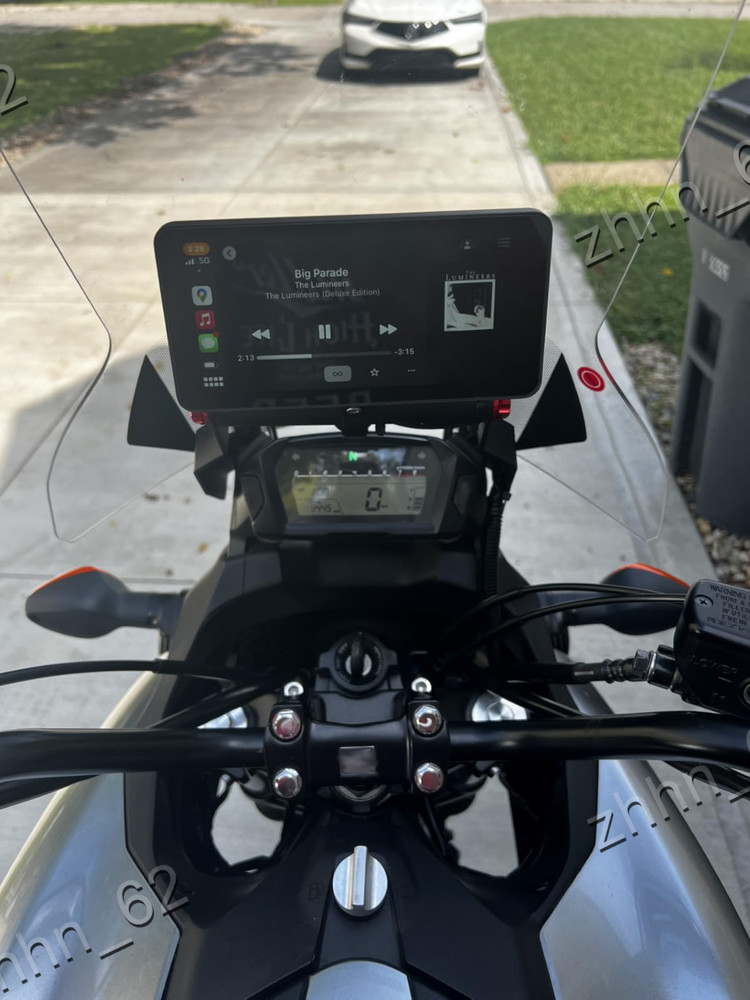 6.3'' Motorcycle GPS Navigation Wireless CarPlay Android Auto Bluetooth